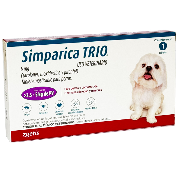 SIMPARICA TRIO 2.5-5 KG