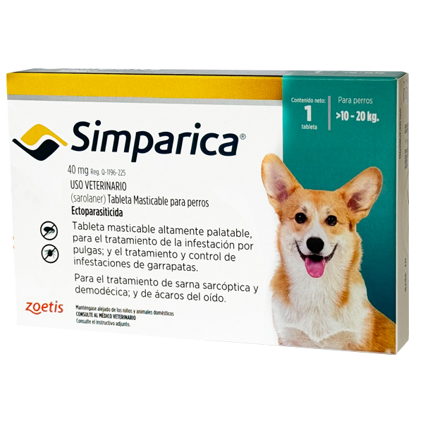 SIMPARICA 10-20 KG